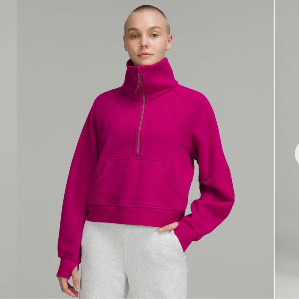 GUC Lululemon Scuba Oversized Funnel Neck Half-Zip. Size XS/S